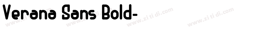 Verana Sans Bold字体转换 Verana Sans Bold字体转换